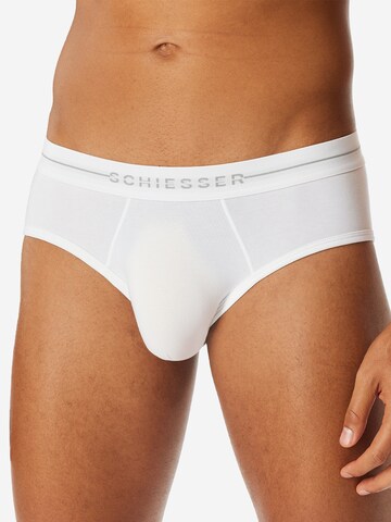 SCHIESSER Slip 'Cotton Flex' in Wit: voorkant