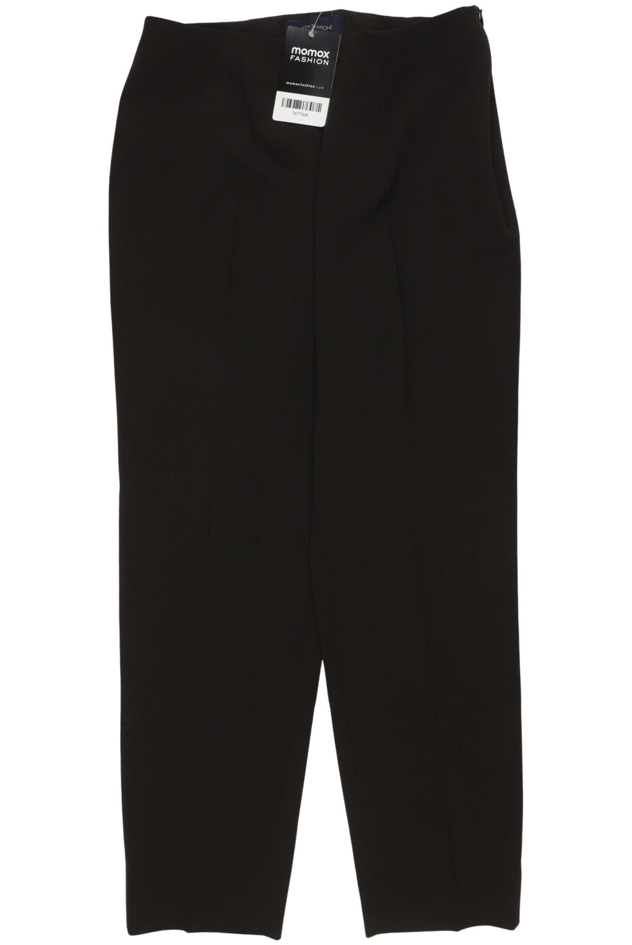 Piazza Sempione Stoffhose XXS in Schwarz: Vorderseite
