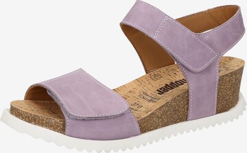 SIOUX Sandals 'Yagmur' in Purple: front