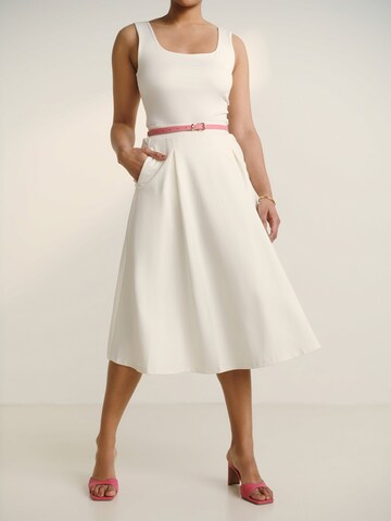 Guido Maria Kretschmer Women Skirt 'Fabiane' in Beige: front