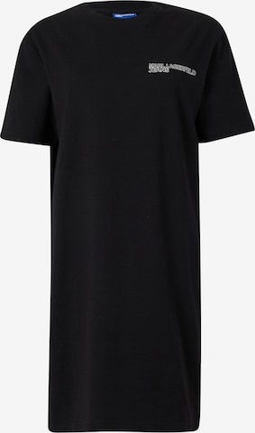 KARL LAGERFELD JEANS Рокля в черно: отпред