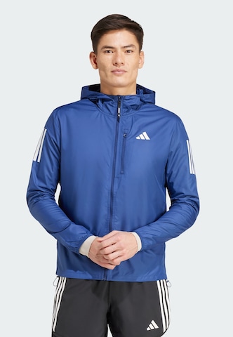 Veste de sport 'Own the Run' ADIDAS PERFORMANCE en bleu : devant