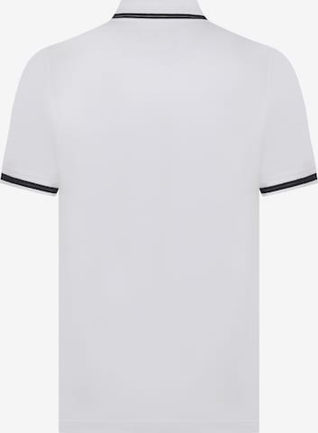 DENIM CULTURE Koszulka 'Christiano' w kolorze biały