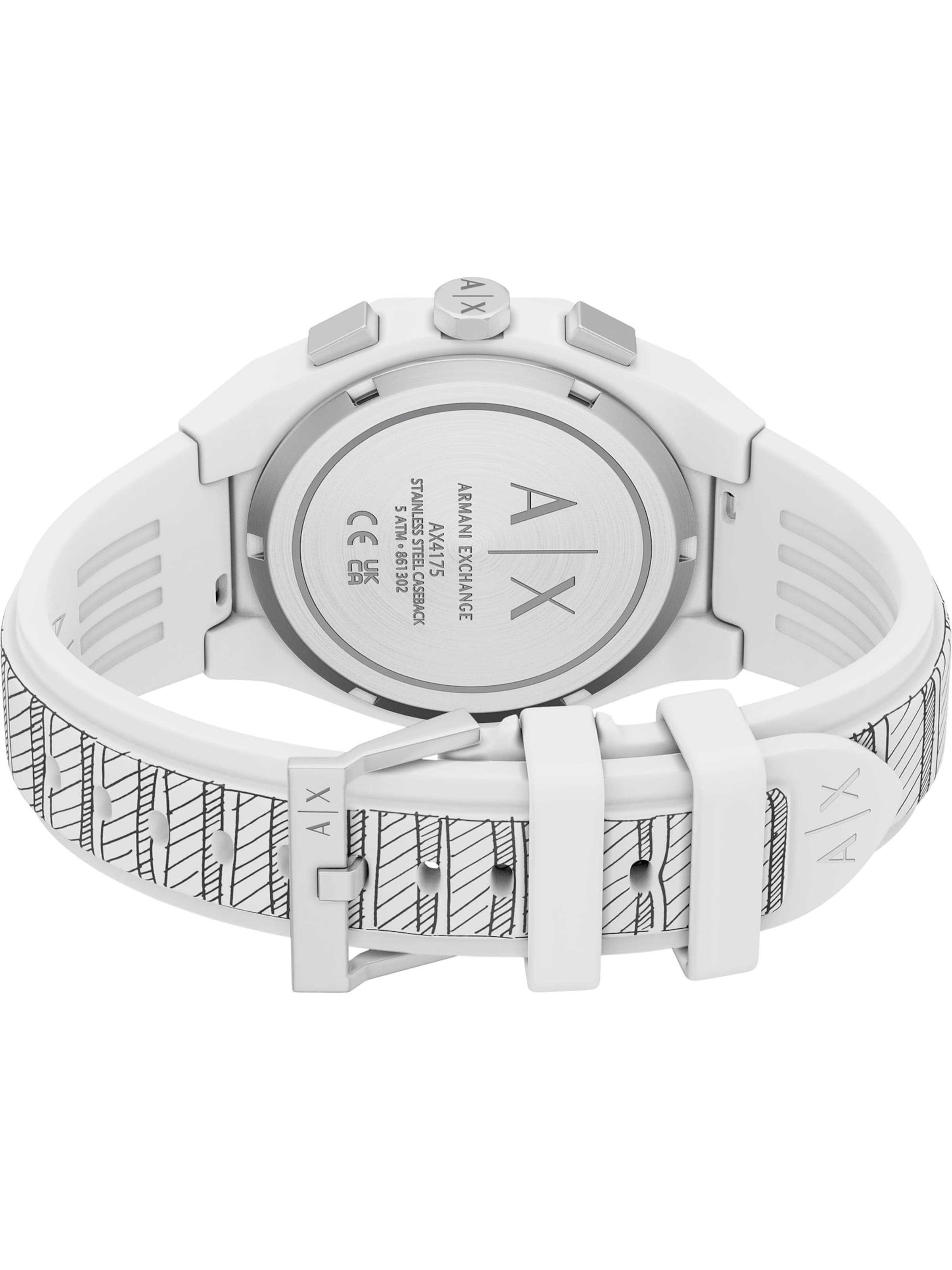 ARMANI EXCHANGE Uhr in Weiß
