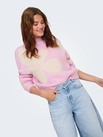 JDY Sweater 'JDYKILIAN' in Pink