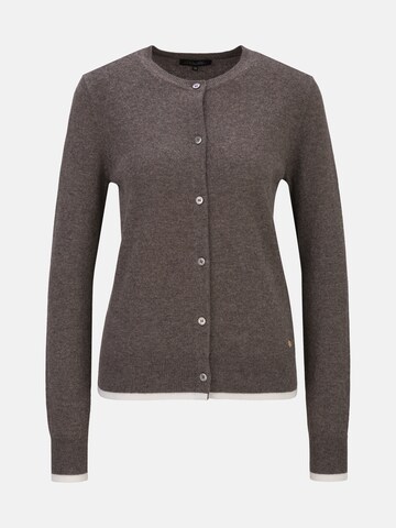 Dine'n'Dance Gebreid vest 'Caya' in Bruin: voorkant