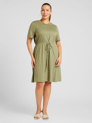 EVOKED Φόρεμα 'VIMOONEY' σε πράσινο: μπροστά