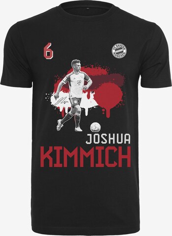 FC BAYERN MÜNCHEN Shirt 'Joshua Kimmich' in Black: front