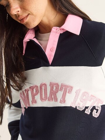 Felpa di Bianco Lucci in blu