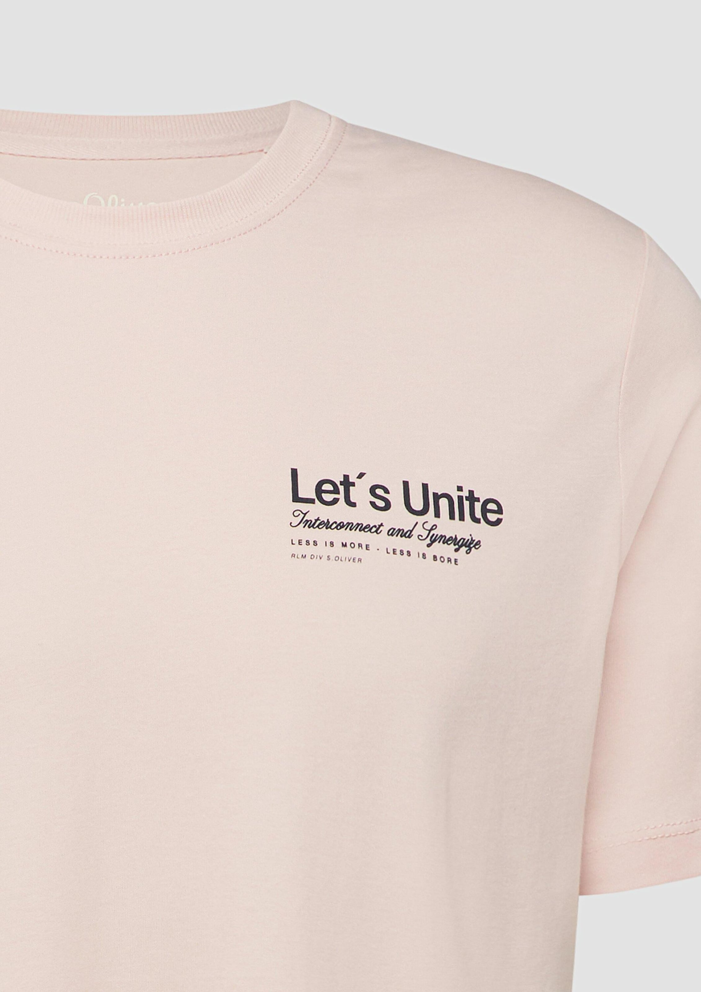 T-Shirt s.Oliver en rose