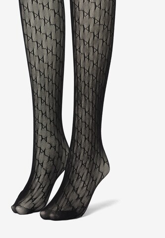 Karl Lagerfeld Hlačne nogavice | črna barva