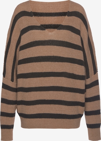 VIVANCE Sweater in Brown: front