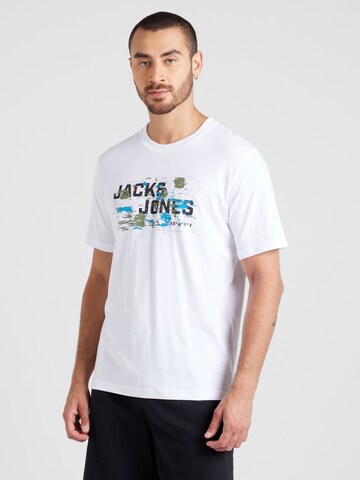 JACK & JONES Shirt 'JCOoutdoor' in White: front