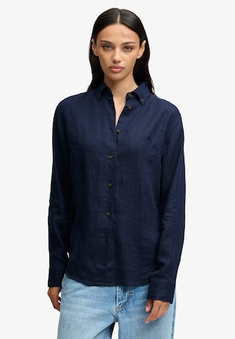 Superdry & Co Blouse in Blauw: voorkant