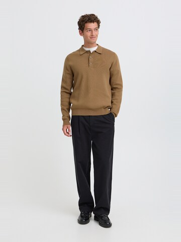 Casual Friday - Jersey 'CFAbel' en marrón