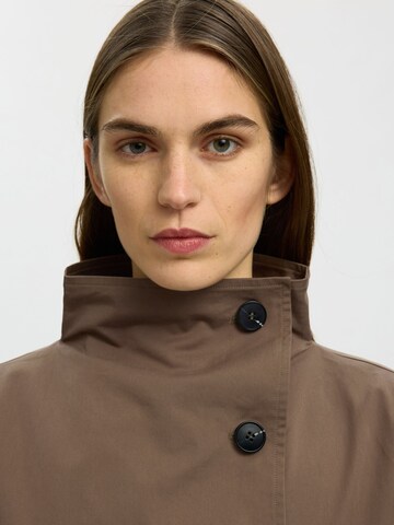 SELECTED Between-seasons coat in Brown