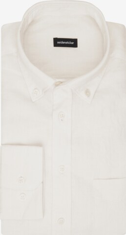SEIDENSTICKER Regular Fit Hemd 'Schwarze Rose' in Weiß