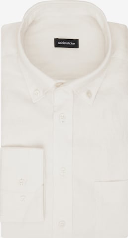 SEIDENSTICKER Regular Fit Hemd 'Schwarze Rose' in Weiß