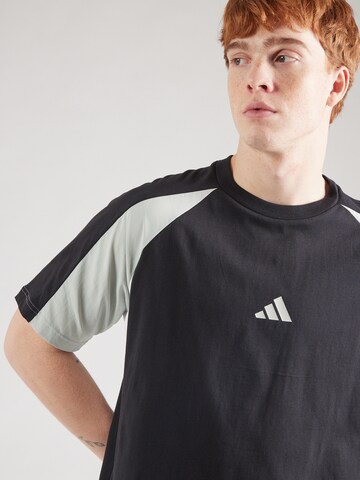 T-Shirt fonctionnel 'ESS' ADIDAS SPORTSWEAR en noir