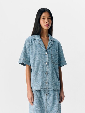 OBJECT Blouse 'OBJMirwa' in Blue: front
