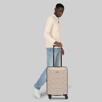 Smartbox Trolley in Beige: Vorderseite