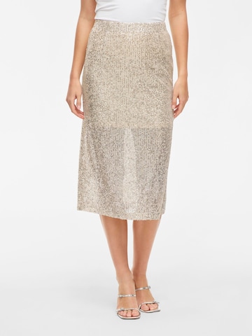 VILA - Falda 'Hirid' en beige: frente