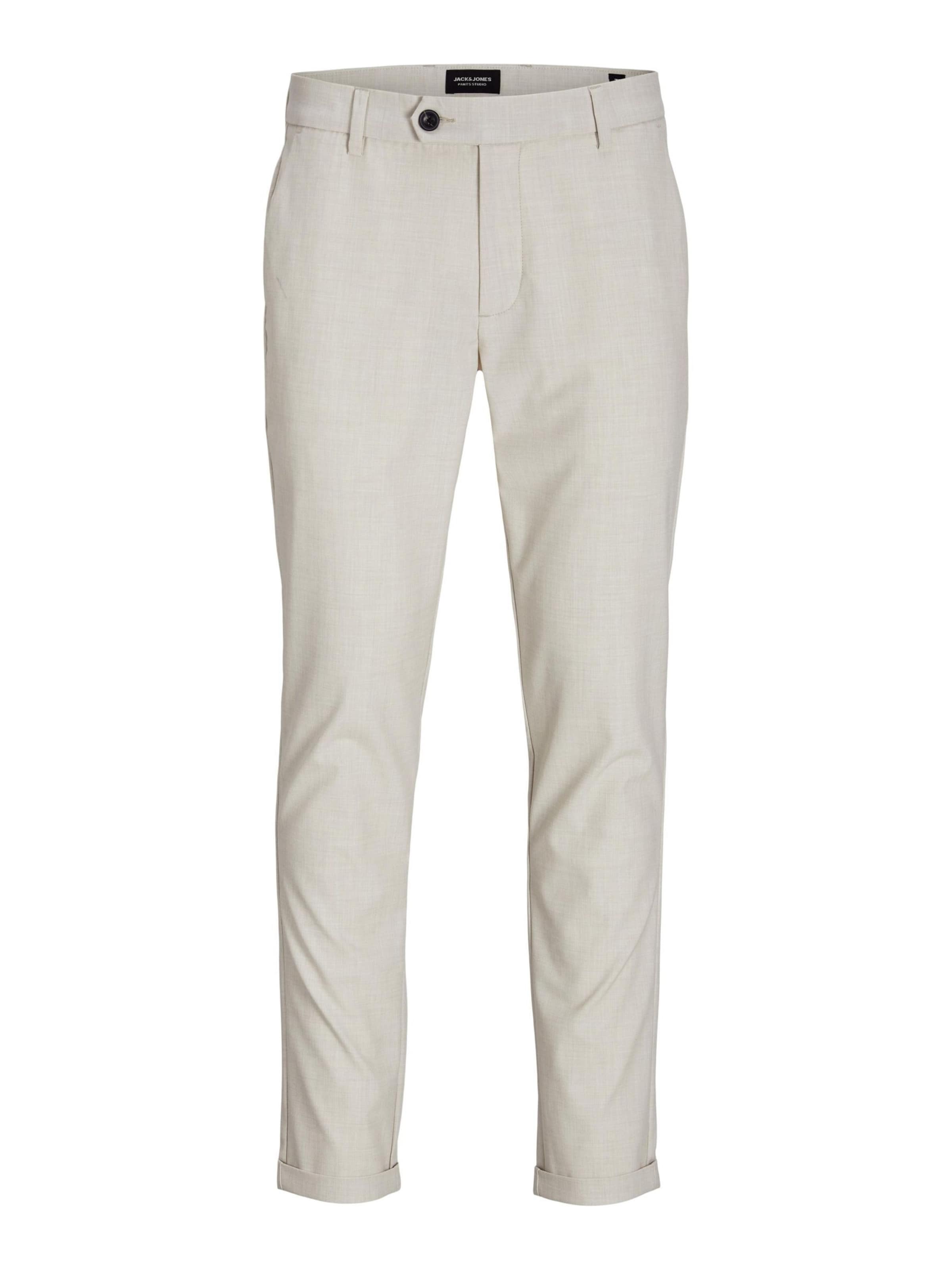 JACK & JONES - Slimfit Pantalón chino 'Marco Connor' en blanco: frente