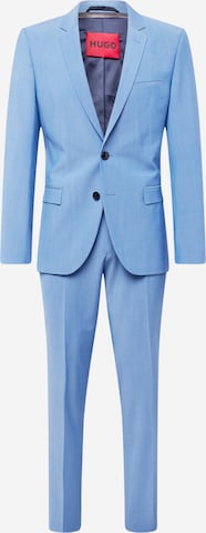HUGO Red Slimfit Kostym 'Arti Hesten 232X' i blå: framsida