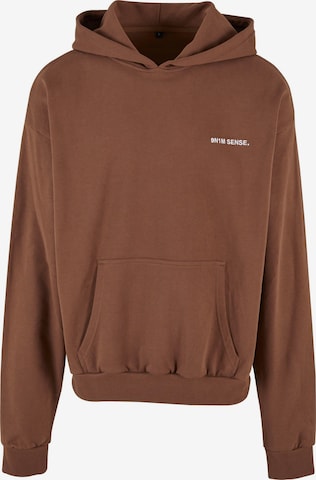 9N1M SENSE Sweatshirt in Bruin: voorkant