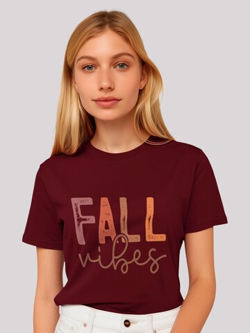 F4NT4STIC Shirt 'Fall vibes' in Rot: Vorderseite