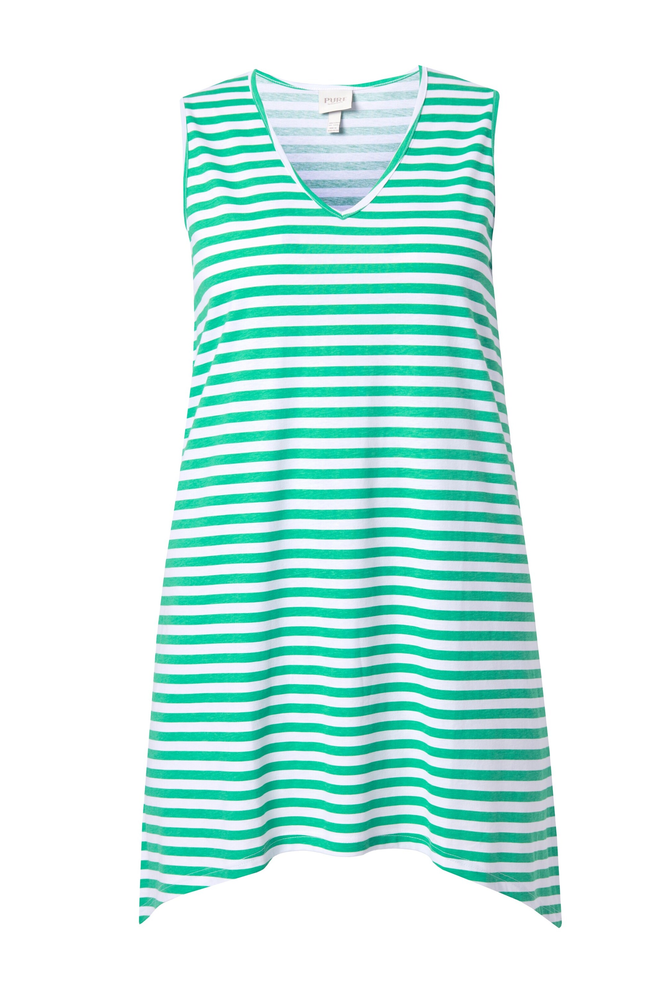 Ulla Popken Top in M-L in Light green / White, Item view