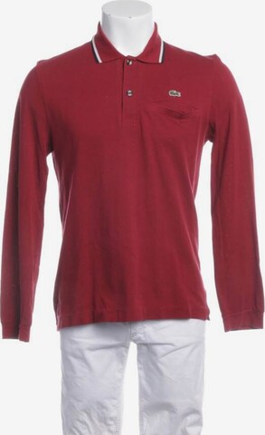 LACOSTE Button Up Shirt in XS in Red: front