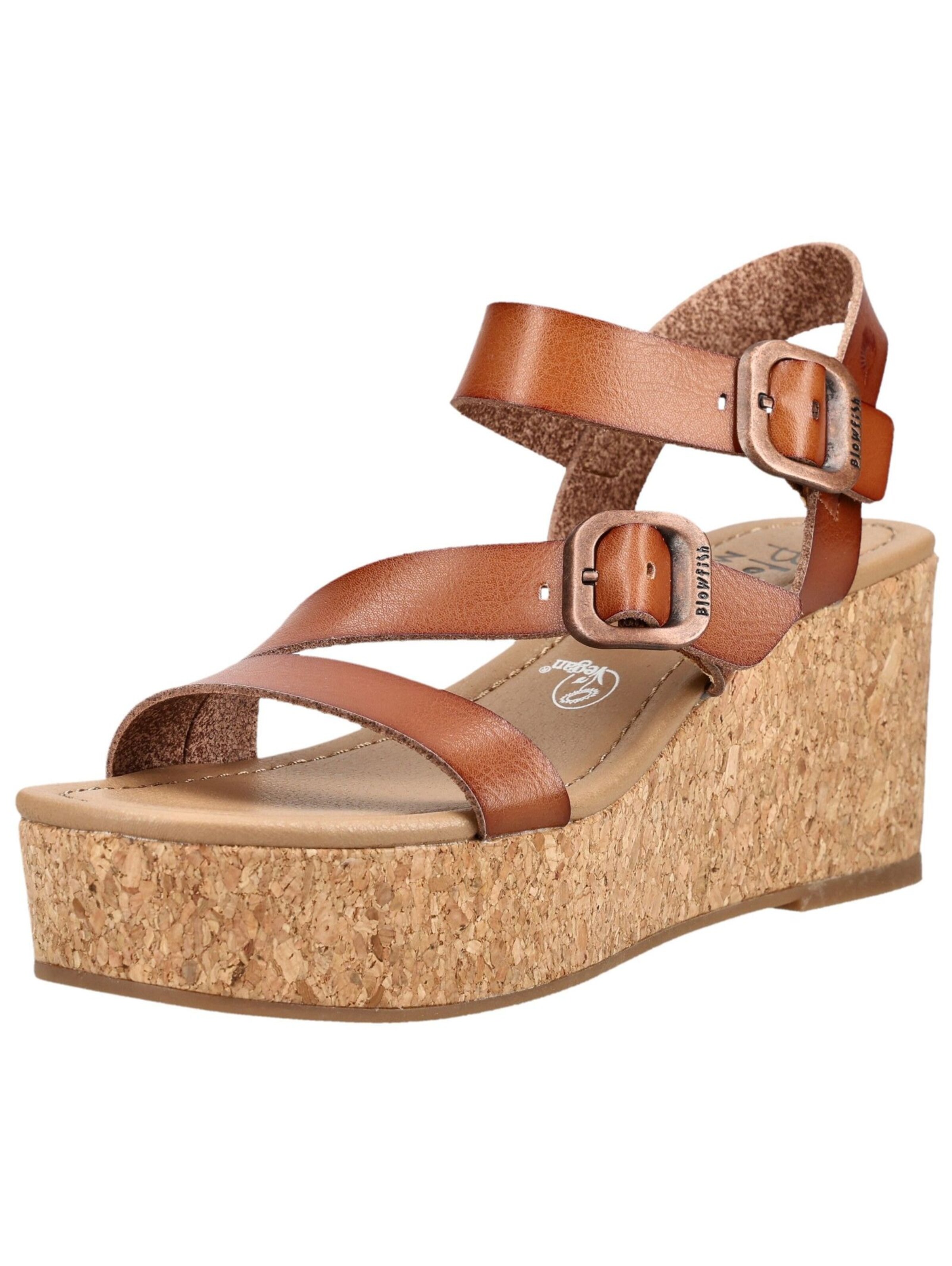 Blowfish Malibu Sandalen met riem in Bruin: voorkant