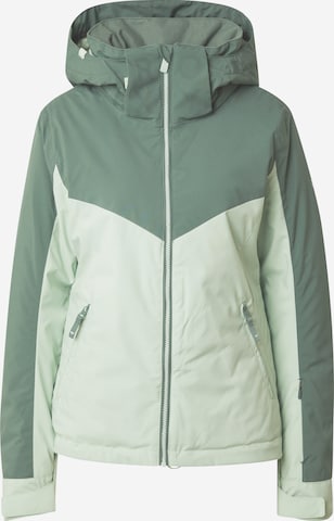ROXY Спортивная куртка 'FREE JET' в Зеленый: спереди