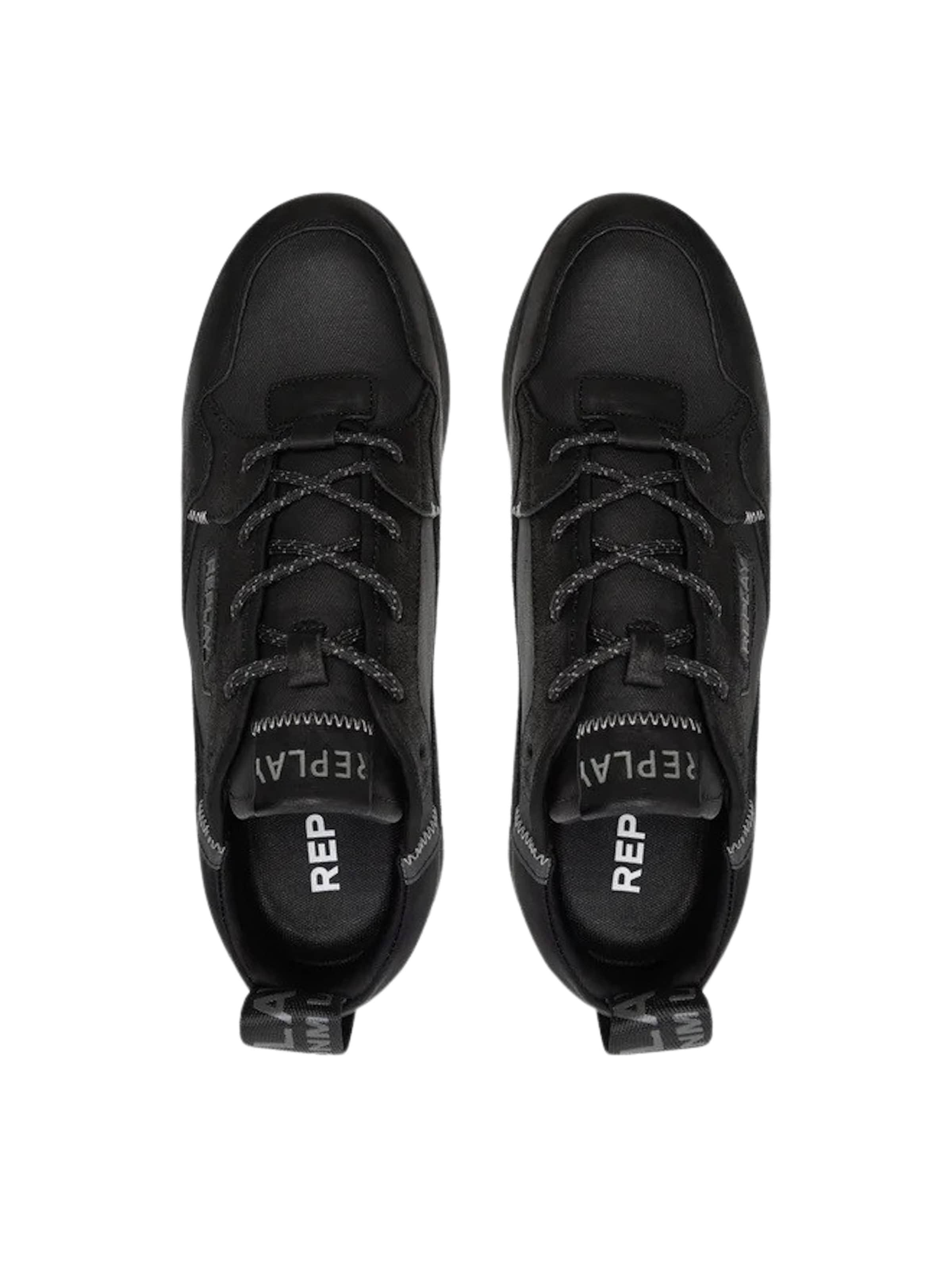REPLAY Platform trainers in Black