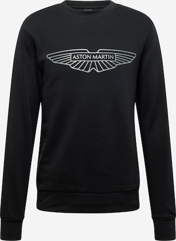 Sweat-shirt Hackett London en noir : devant