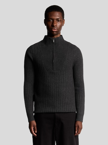 Lyle & Scott Trui in Grijs: voorkant