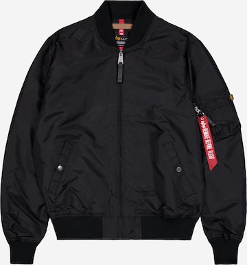 ALPHA INDUSTRIES - Chaqueta de entretiempo 'MA-1 TT' en negro: frente