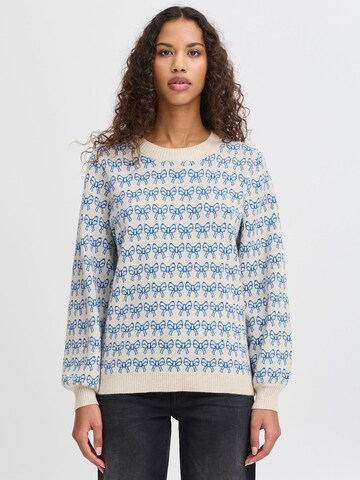 ICHI - Pullover ' IHBRIELLE ' em bege