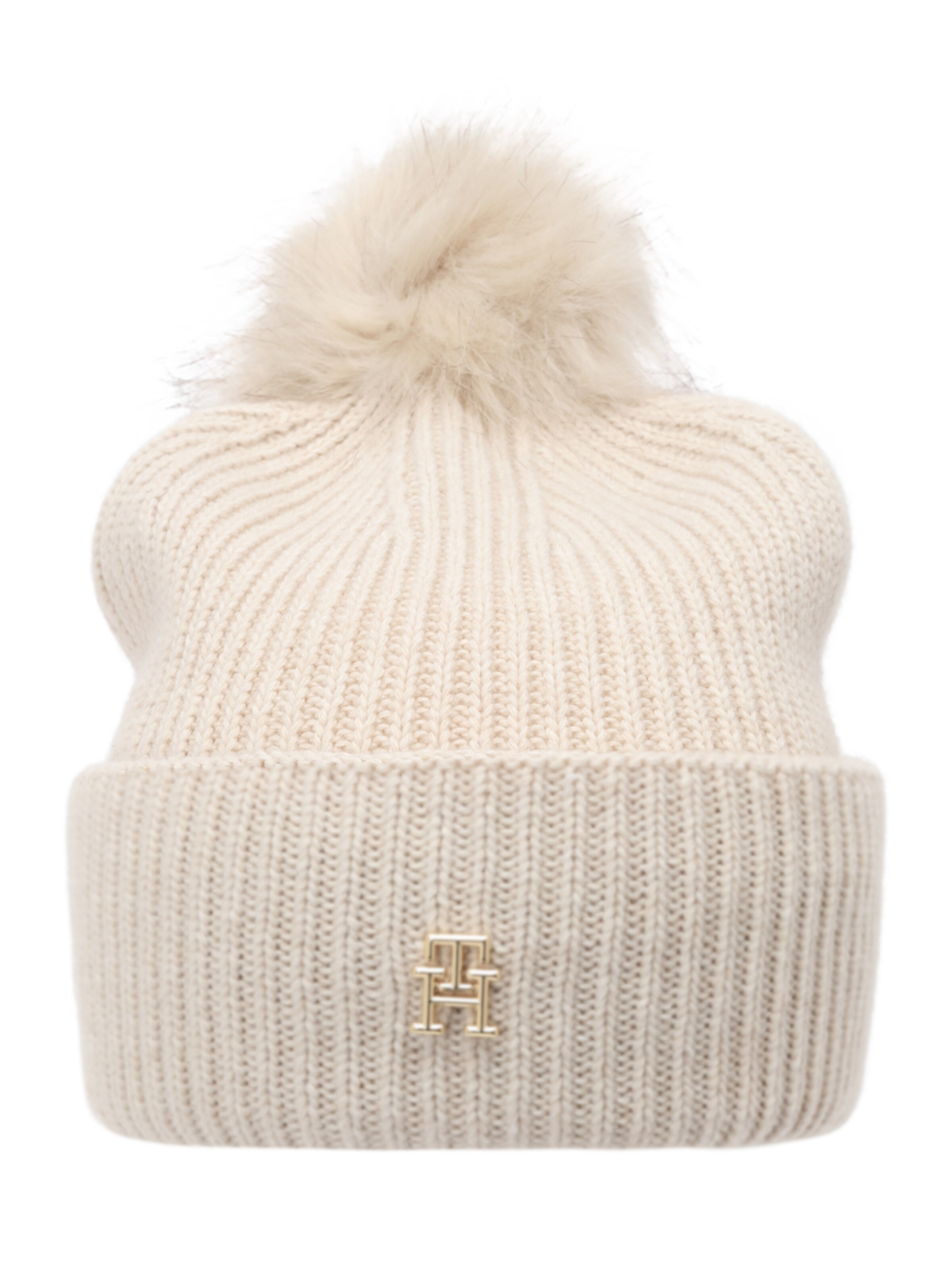 TOMMY HILFIGER Beanie in Beige