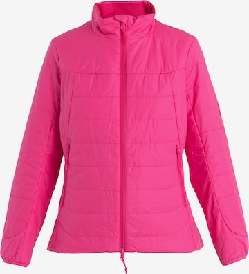 ICEBREAKER Between-Season Jacket 'Loft' in Pink: front