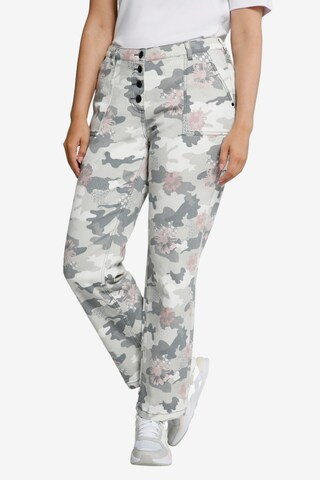 Ulla Popken Regular Pants in Mixed colors: front