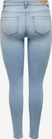 Skinny Jean 'WAUW' ONLY en bleu