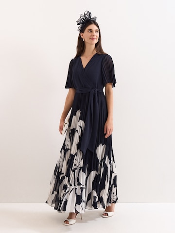 Phase Eight Kleid 'Abigail' in Blau: Vorderseite
