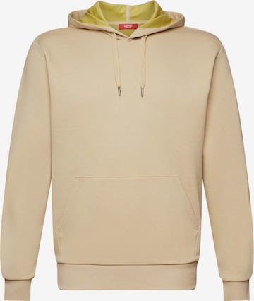 Sweat-shirt ESPRIT en beige : devant