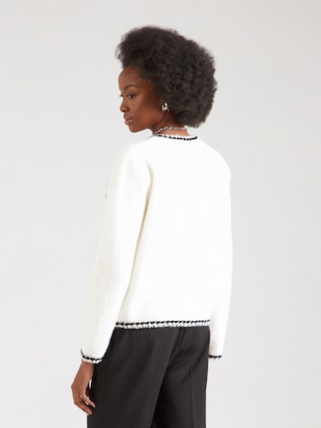 Derhy Gebreid vest 'BALI' in Wit