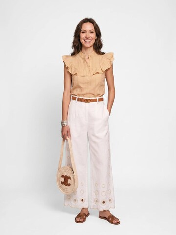 Fulgor Bluse‌‌‌‌‌‌‌‌‌‌ in Beige