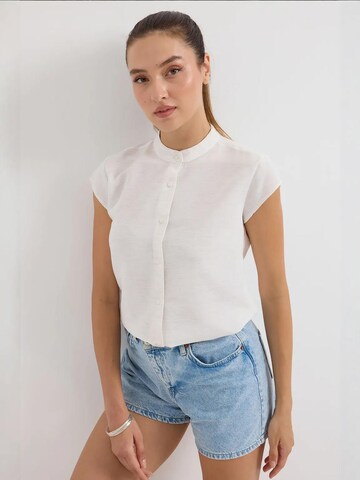 Bigdart Blouse in Beige: front