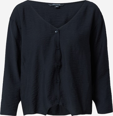 COMMA - Blusa en negro: frente