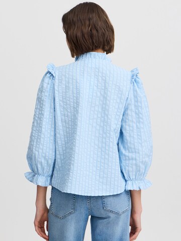 ICHI - Blusa 'Sanja' en azul